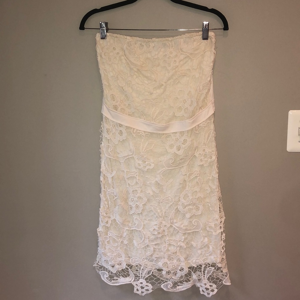 Paper Crane White Lace Dress